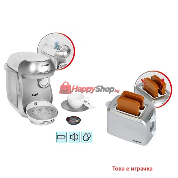 Bosch Комплект за закуска с тостер, кафе машина и кана