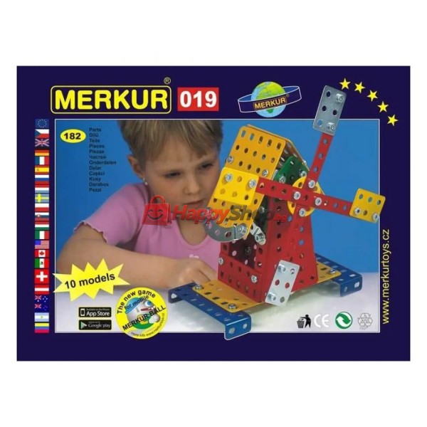 Merkur 019, Мелница, 10 в 1, 181 части