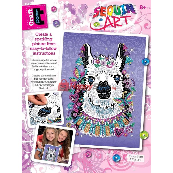 Изкуство с пайети, CRAFT TEEN, Лама