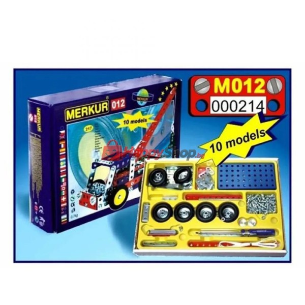 Merkur 012, Пътна помощ, 10 в 1, 217 части