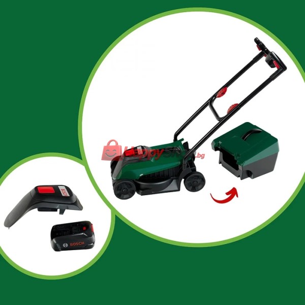Bosch Garden, Детска косачка за трева Rotak, със светлина и звук