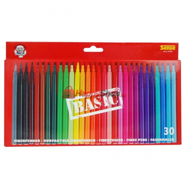 Флумастeри BASIC - 30 бр.