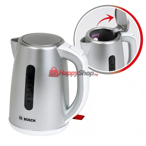 Детска електрическа кана Bosch Happy, сребриста