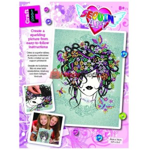Изкуство с пайети, CRAFT TEEN, Flower girl