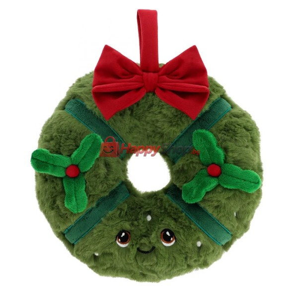 Keeleco Christmas, Плюшен коледен венец, 22 см, Keel Toys