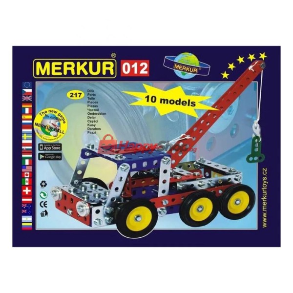 Merkur 012, Пътна помощ, 10 в 1, 217 части