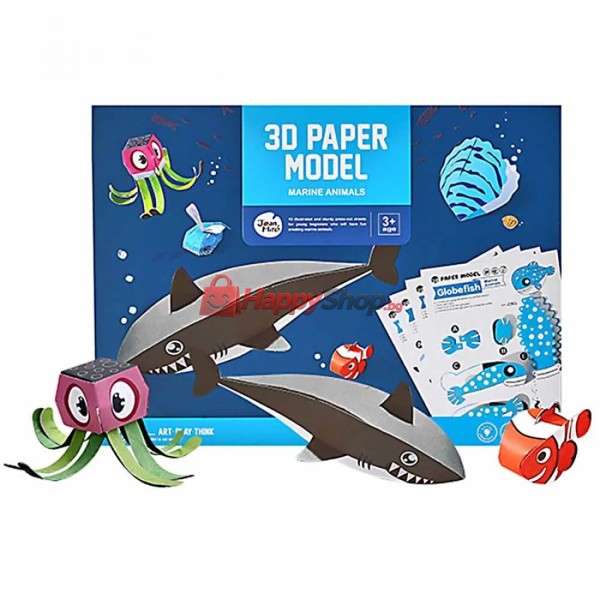 3D Оригами, Морски животни