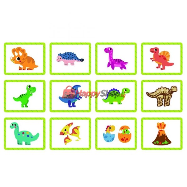 Магнитна книга, Динозаври Tooky