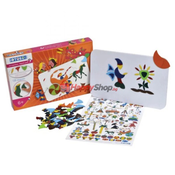 Магнитна мозайка BASIC, 6+