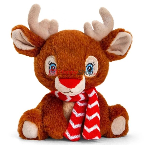 Keeleco Adoptable World, Коледни животни със шалче,  16 см (3)