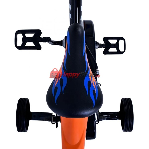 Детски велосипед с помощни колела, Hot Wheels,12 инча
