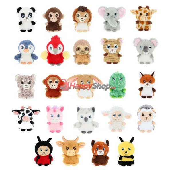 Keeleco Mini Adoptable World, Eкологични малки плюшени играчки, 10 см (24)