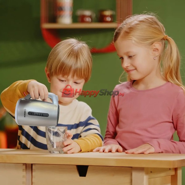 Детска електрическа кана Bosch Happy, сребриста
