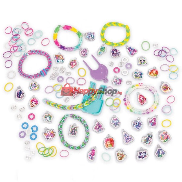 Rainbow Loom, Комплект за плетене на гривни с талисмани