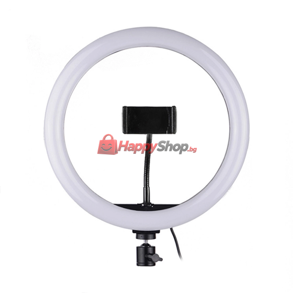 LED Ring осветление M26, 26см, RGB, 20W, Черен - 40123