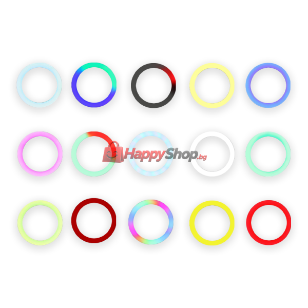 LED Ring осветление No brand M33, 33см, RGB, 20W