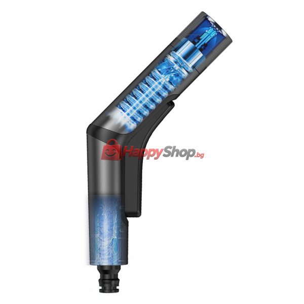 Пистолет за вода Remax YYS-491, Телескопичен маркуч, 15m, Черен - 40310