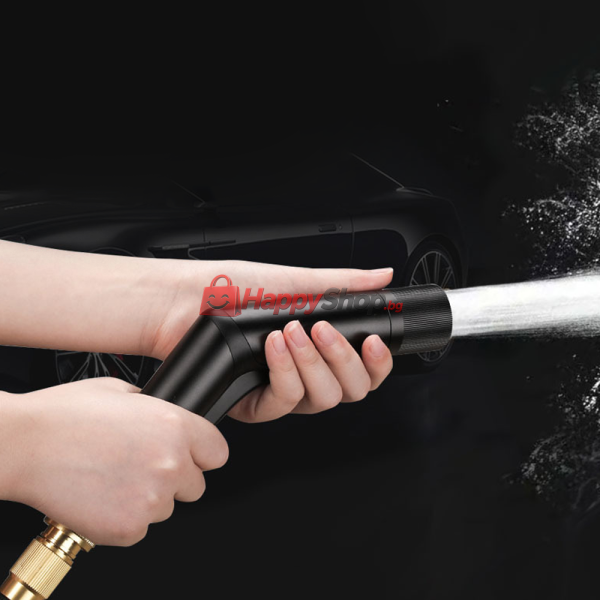 Пистолет за вода Remax YYS-491, Телескопичен маркуч, 15m, Черен - 40310