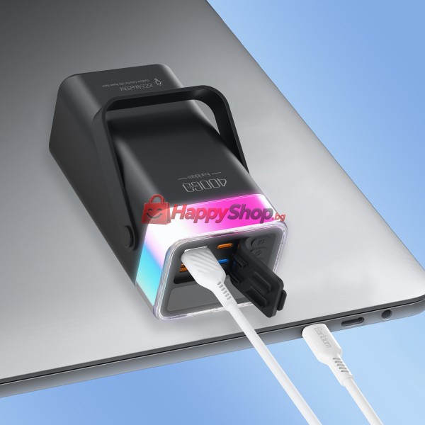 Преносима батерия Earldom ET-PD38 40 000mAh, Черен - 87084