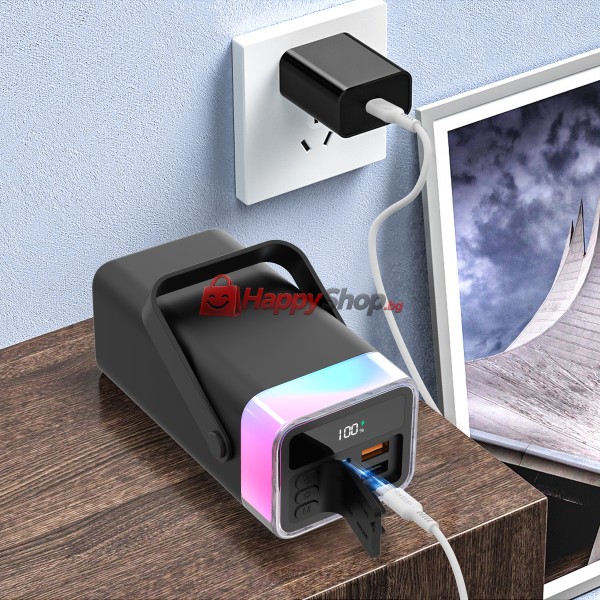 Преносима батерия Earldom ET-PD38 40 000mAh, Черен - 87084