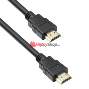 Кабел, DeTech, HDMI - HDMI M/М, 10m, Без ферит, Черен - 1830..