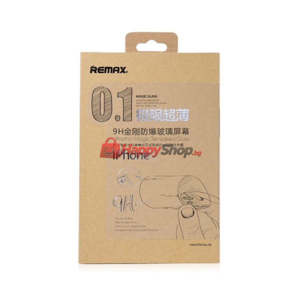 Стъклен протектор, Remax Ultra Thin, за iPhone 7 Plus,  0.1mm, Прозрачен - 52254