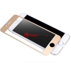 Протектор дисплей за iPhone 6/6S, Силикон, Златен - 52153