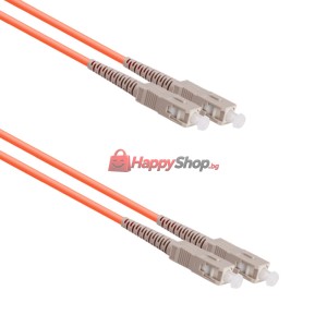 Оптичен пач кабел DeTech, SC-SC, UPC, Multimode, Duplex, 3.0..