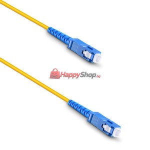 Оптичен пач кабел DeTech, SC-SC, UPC, Singlemode, Simplex, 3..