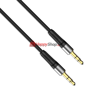 Аудио кабел DeTech DE-13AUX, 3.5mm жак, М/М, 1.0м, Черен - 4..