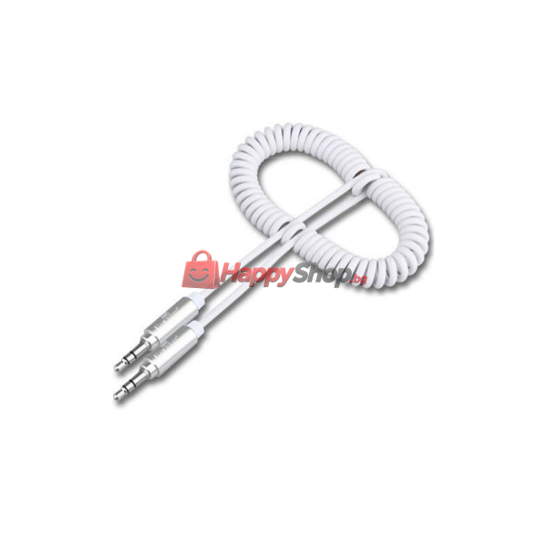 Аудио кабел, Earldom, ET-AUX12, 3.5mm жак, М/М, 1.2м, Различни цветове - 14971