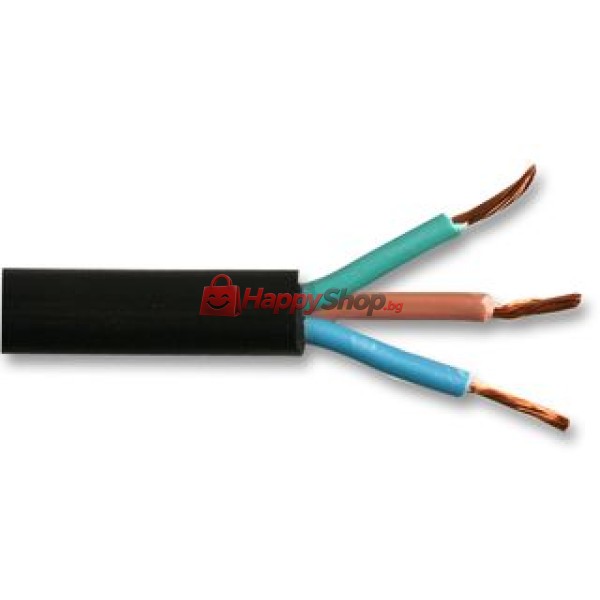 Захранващ кабел DeTech, За лаптоп, 1.5m, CEE 7/7 - IEC C5, High Quality - 18150