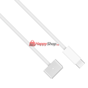Кабел DeTech, USB Type-C към Mag Safe 3, 2.0m, Бял - 18381
