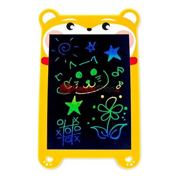 Детска LCD дъска за рисуване K6, 8.5", Различни цветове - 13074