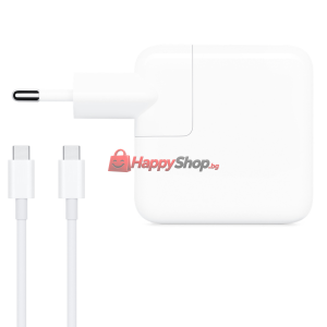 Адаптер DeTech, За Apple, 29W, Type-C, Бял - 328