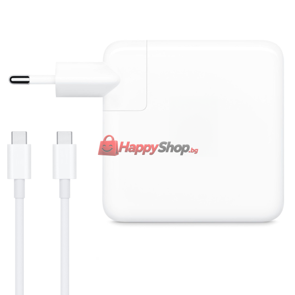 Адаптер DeTech, За Apple, 61W, Type-C, Бял - 352