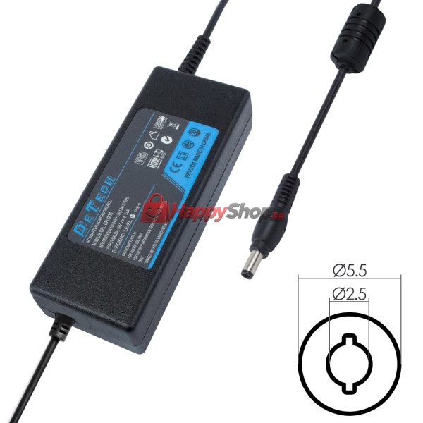 Адаптер DeTech 9V/3A 5.5*2.5 - 333