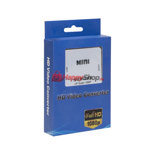 Конвертор AV към HDMI, Бял - 18257