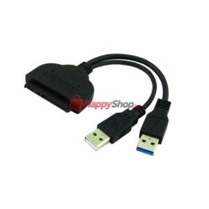 Преходник, , USB 3.0 към SATA, Черен - 18295