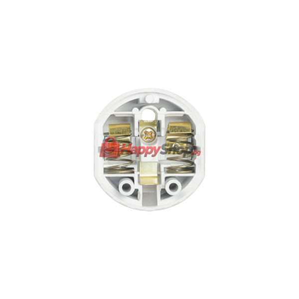 Преходник BX-9625, UK kъм EU шуко, 220V, High Quality, Бял - 17702