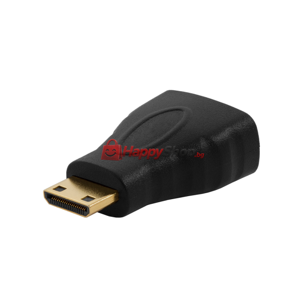 Преходник , HDMI F към Mini HDMI, Черен - 17128