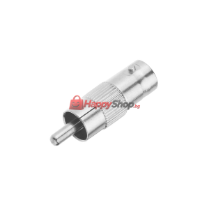 Конектор DeTech, BNC F - RCA M,10бр. - 17179