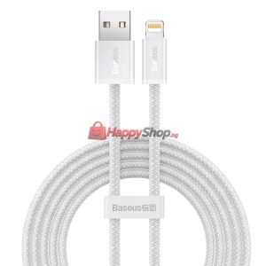Кабел за данни Baseus Dynamic, Lightning, 1.0m, Бял - 40467
