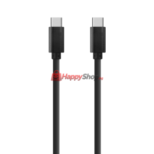 Кабел за данни DeTech, USB Type-C - USB Type-C 3.0, 1.0m, Че..