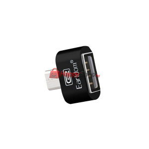 Преходник, Earldom, OT03, USB F към Micro USB, OTG, Черен - ..