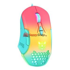 Геймърска мишка Onikuma CW902, Оптична, 7D, RGB, Многоцветен..