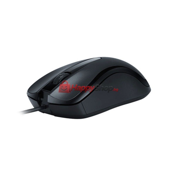 Мишка Mixie B750, Оптична, 3D, Черен - 754