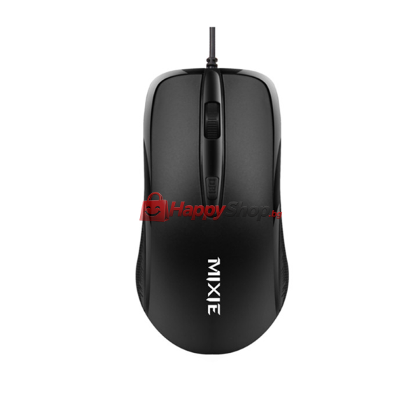 Мишка Mixie B760, Оптична, 4D, Черен - 755