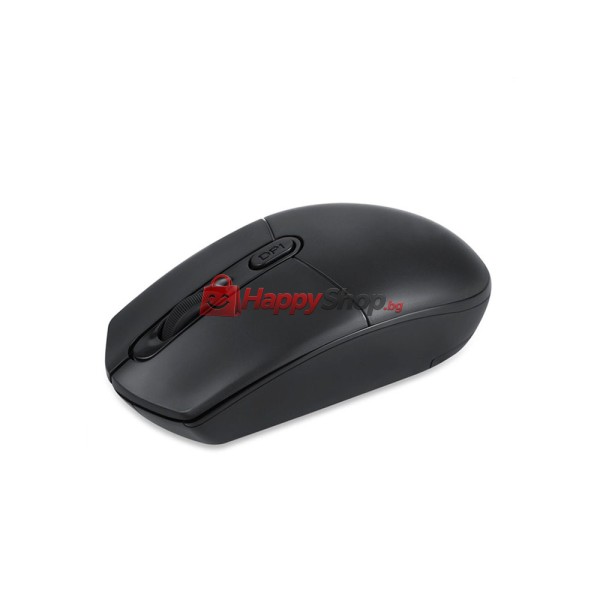 Мишка Mixie R520, Безжична, USB, 4D, Черен - 721