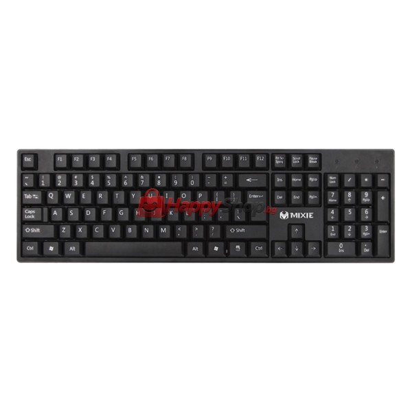 Клавиатура Mixie X7, USB, Черен - 6122